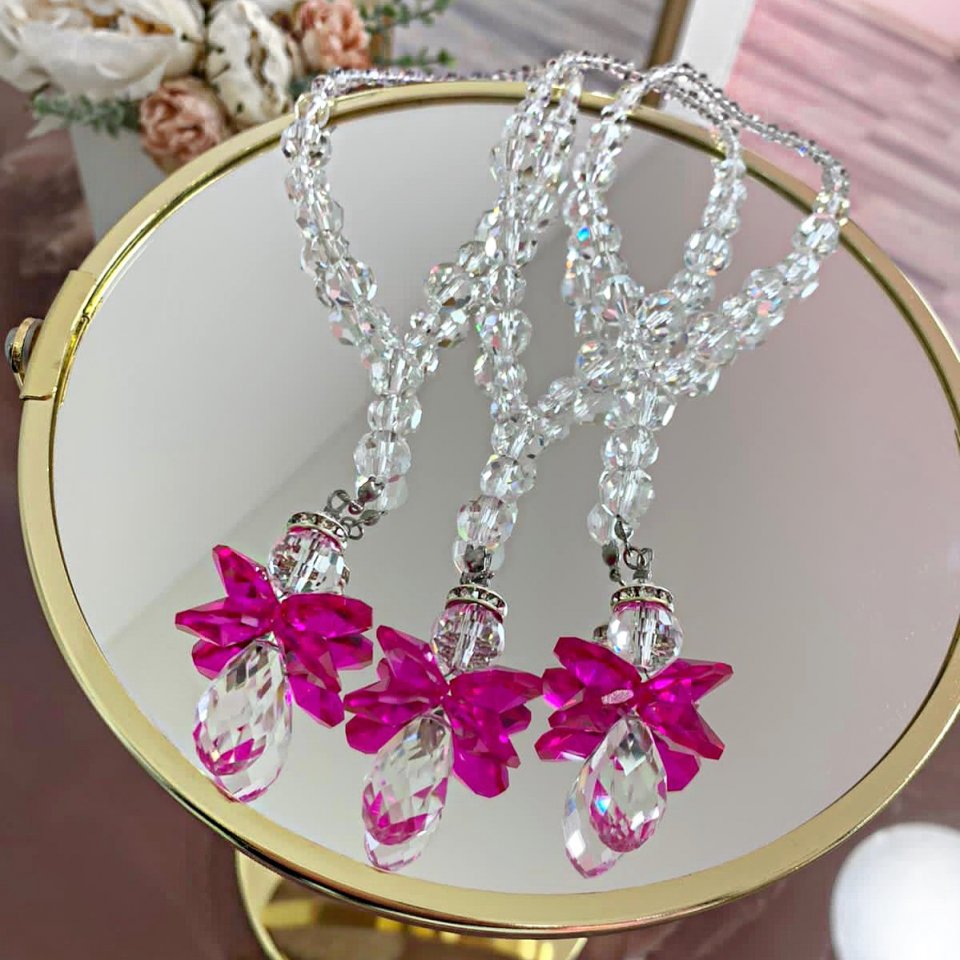 Skleněný andílek Neon