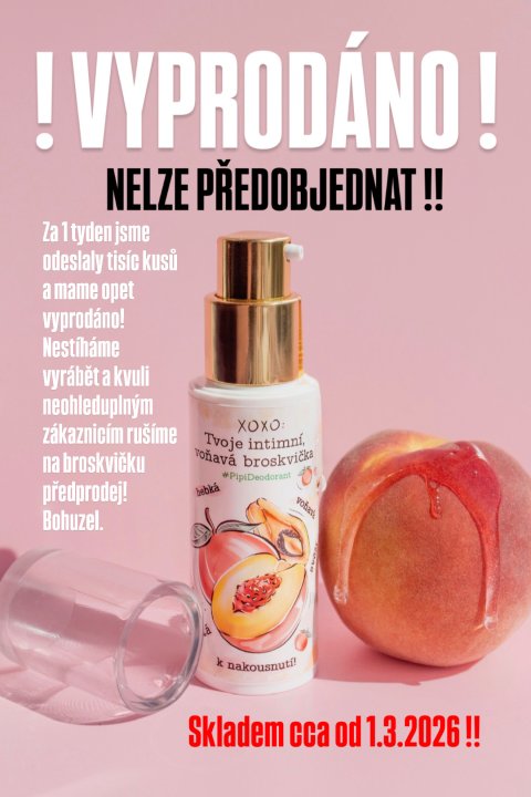 Intimní Deodorant Broskvička
